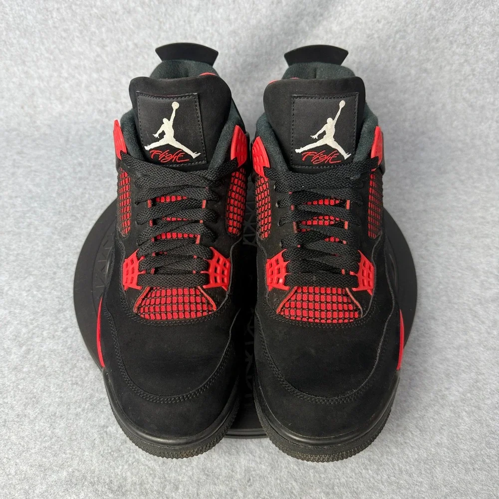 Jordan 4 Retro Red Thunder Black Crimson CT8527-016 Mens 11.5 Basketball Shoes